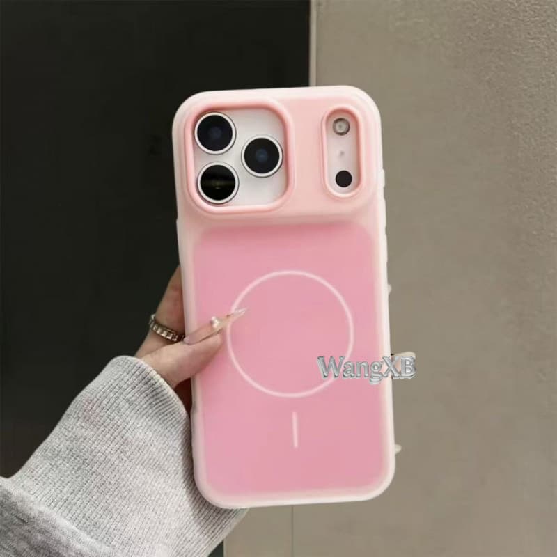 Nova Capa Magnética Dois Em Um Abrasiva É Adequada Para iPhone 17 , 16 , 15 , 14 , 13 , 12 , 11 Pro Max