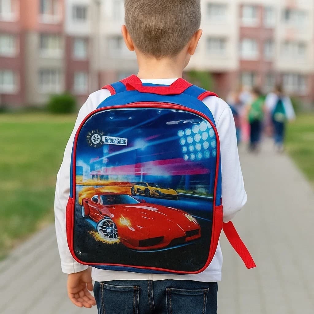Mochila Infantil Carros McQueen Escolar Criança Vermelha Passeio Confortável