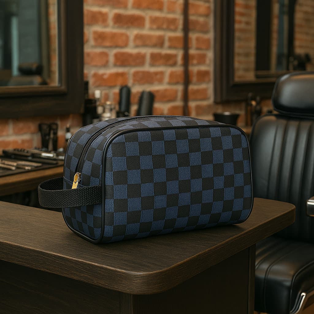 Necessaire Estilo Premium com Zíper – Bolsa de Viagem Compacta e Elegante