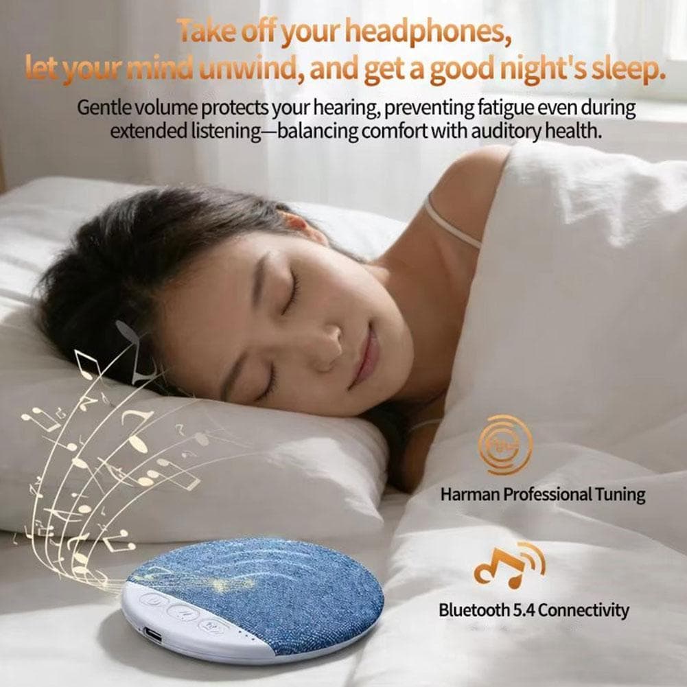 Mini Dormir Alto-Falante Bluetooth Natureza Som Branco Ruído Soundbar Sem Fio MP3 Leitor De Música Ultra Fino Temporizad