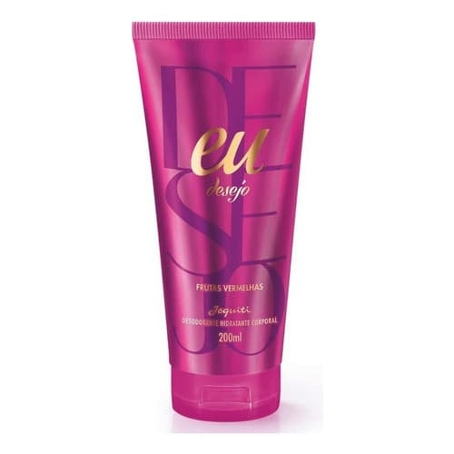 Hidratante Corporal Eu Desejo Frutas Vermelhas 200ml Jequiti