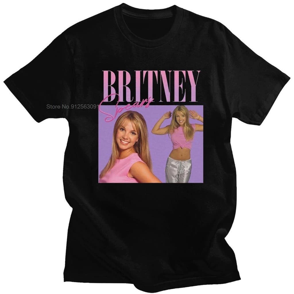 Camiseta Basica Camisa Britney Spears Vintage Cantora MusicaMAYC