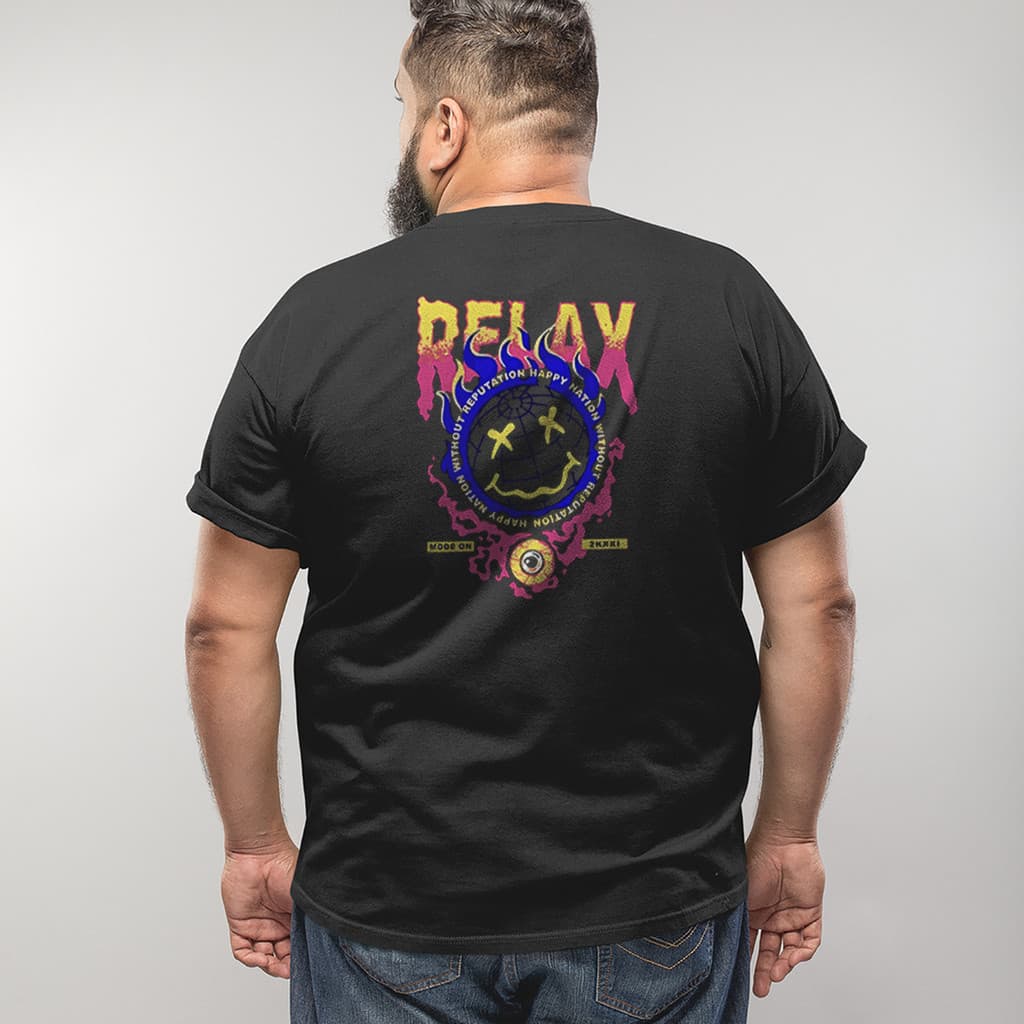Camiseta Unissex Camisa Plus Size Larga 100% Algodão Relax