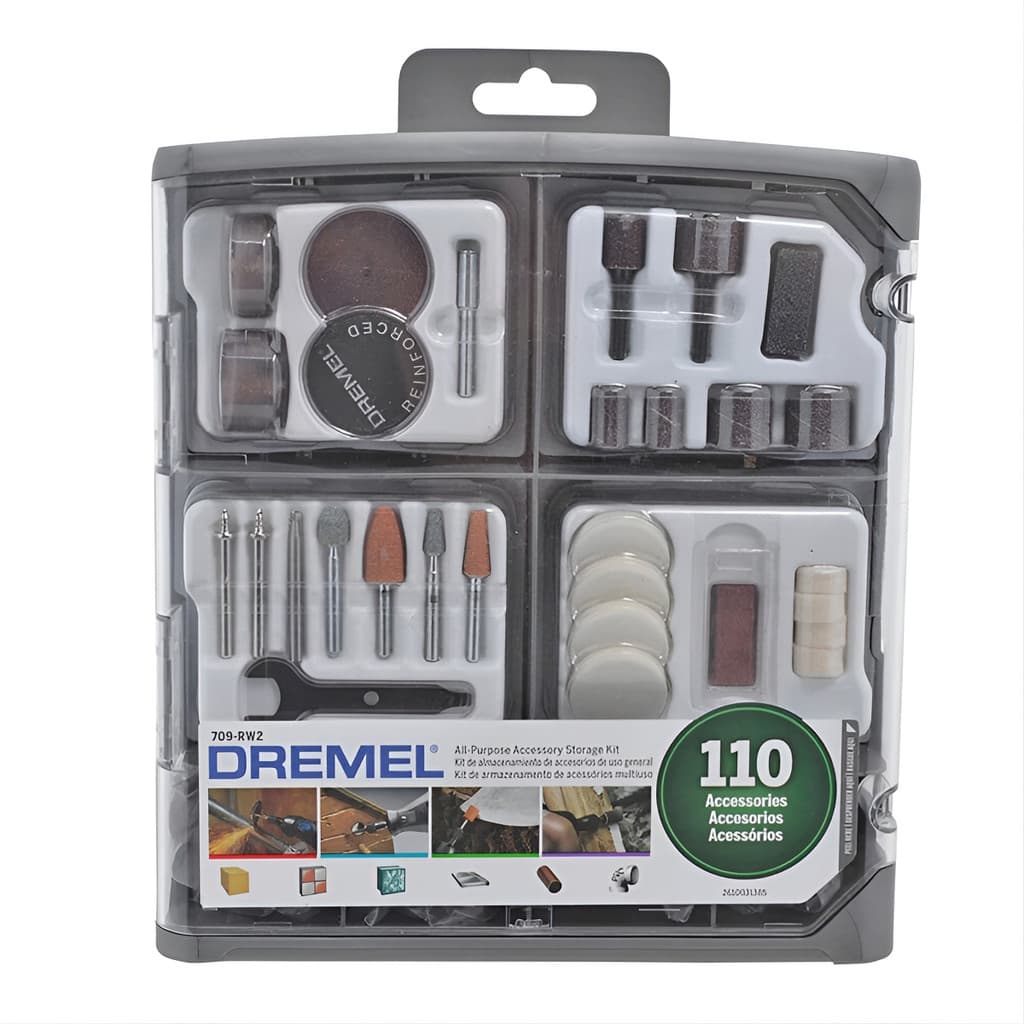 Kit De Acessorios Uso Geral 709 Rw Com 110 Peças Dremel