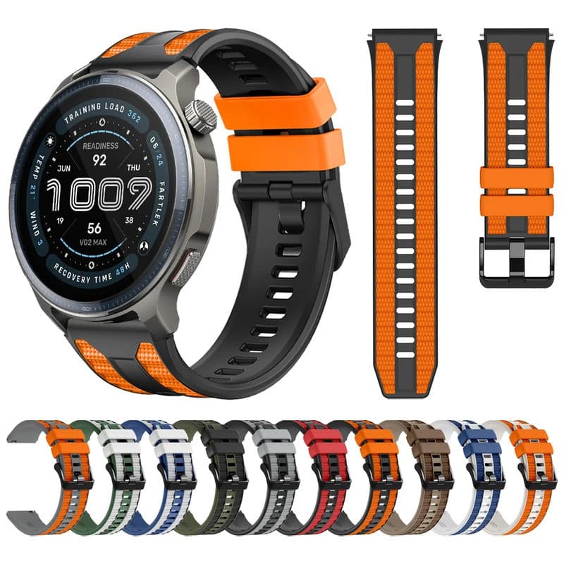 22mm Pulseira de Pulso para Amazfit Active Max Balance 2 / Bip 6 5 / Cheetah Pro / GTR 4 3 / T-Rex3 Pro 48mm Pulseira de