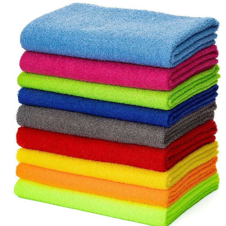 Kit 4 Panos de Microfibra 48x70cm Limpeza Multiuso Super Absorvente PROFISSIONAL