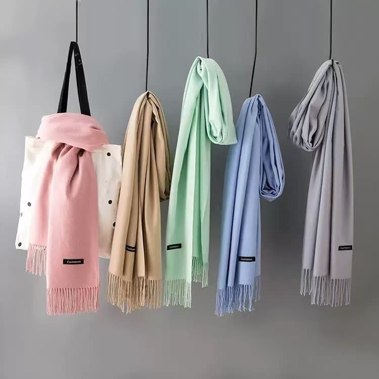 Cachecol Grosso Feminino Pashmina Lenço Moda Xale Echarpe Longo 200GARMAS