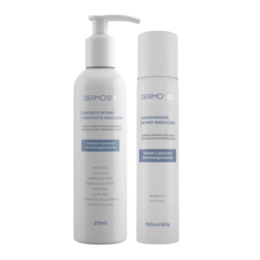 Kit Higiene Íntima Masculina Sabonete Íntimo + Desodorante Íntimo