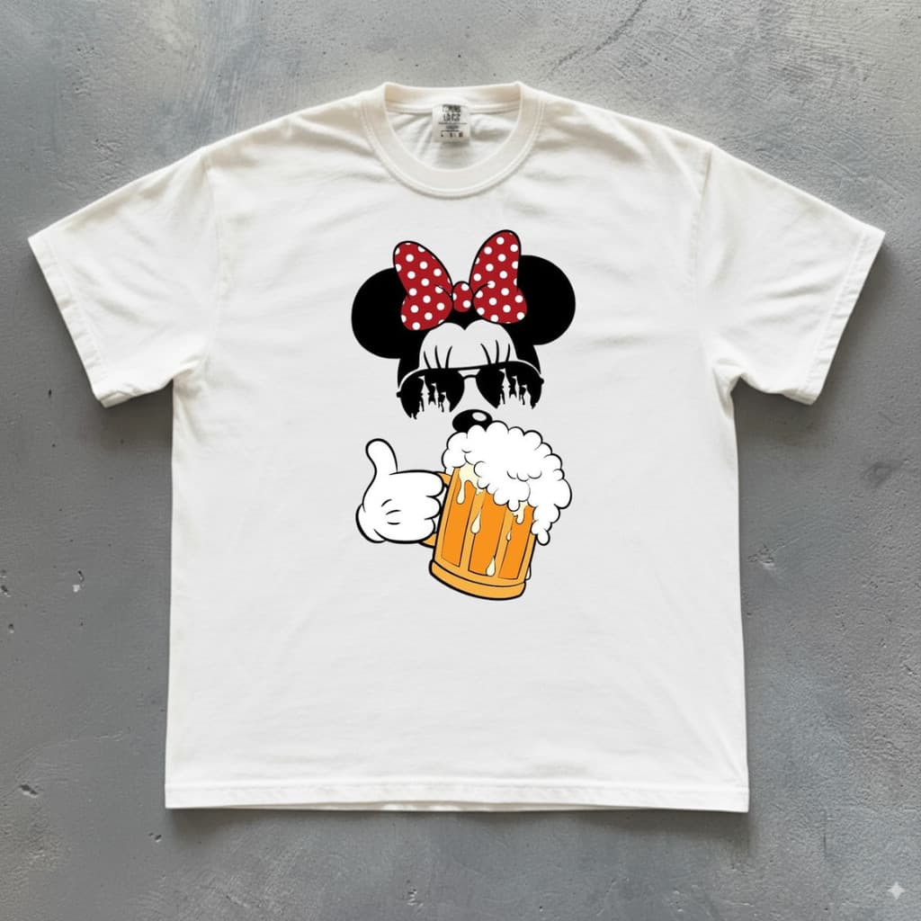 Camiseta Minnei Festas Bebidas Presente