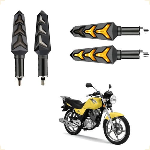 Kit Seta Led Sequencial Suzuki Yes 125 2008 2009 2010 2011 Preto