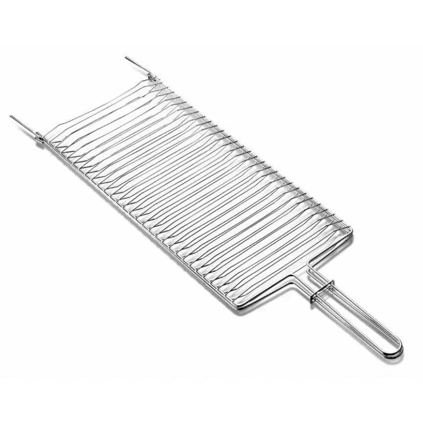 Baby Grelha 53x17 cm para Churrasco, Peixe Pequena