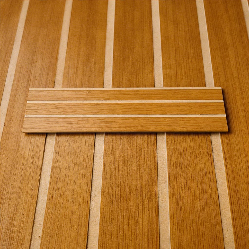 Kit 50 Placas Ripadas Painel Ripado de Madeira para TV 45x10cm Ripado Decoração Quarto