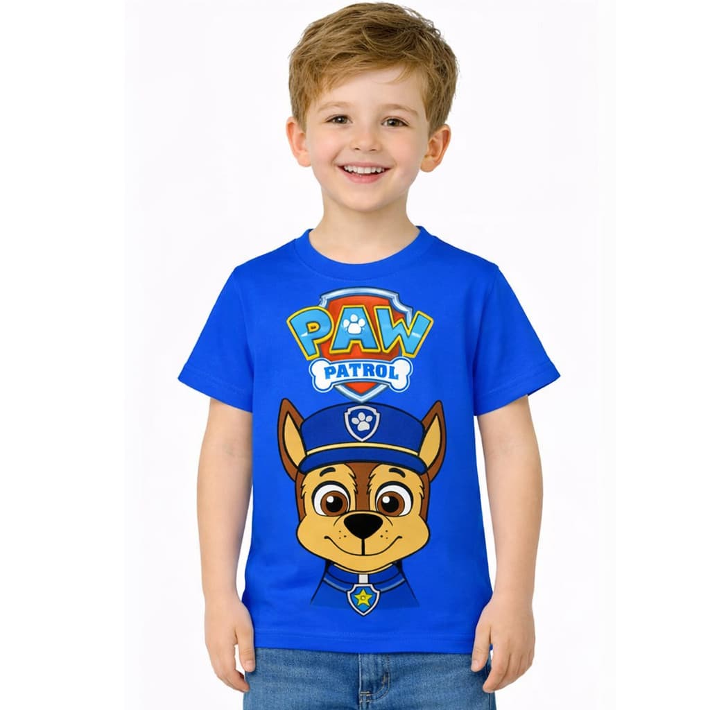 Camiseta infantil e Adulto Personargens patrulha Blusa 100% Algodão T-shirt Envio imediato