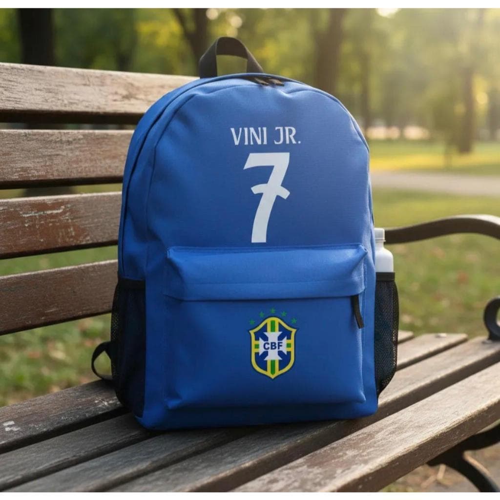 Mochila Escolar Jogadores de Futebol Esportiva Academia Reforçada Adulto Infantil Kids Lamçamento Promoção