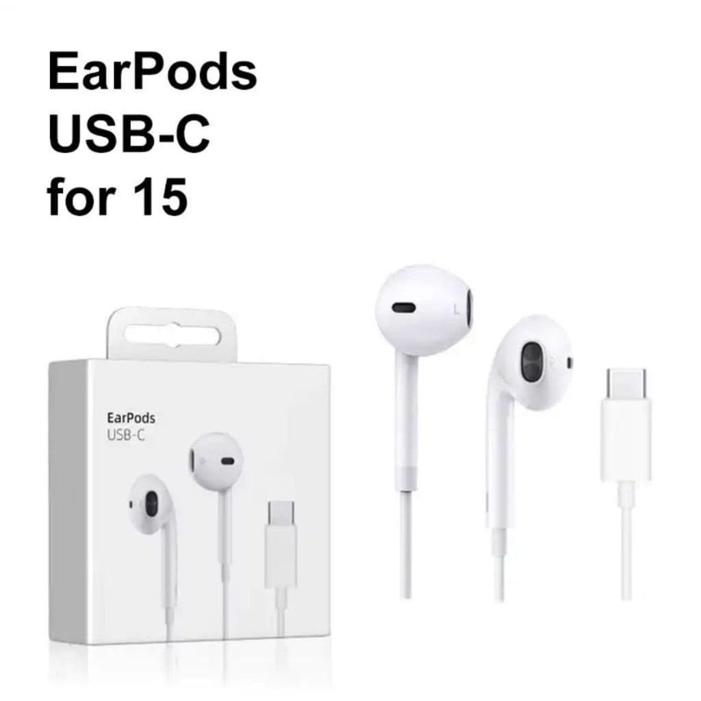 Fone de ouvido com fio Tipo C (USB-C) Compativel iPhone 15 /16 e android
