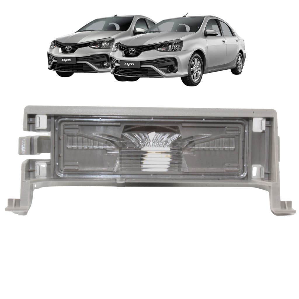 Luz Lanterna De Placa Etios Sedan Toyota Etios 2012 Até 2015 Sem Soquete