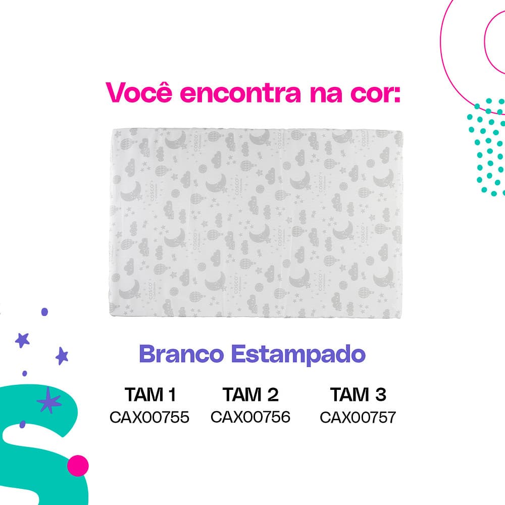 Colchonete para Berço TAM 2 (95x61x4) - Cosco Kids