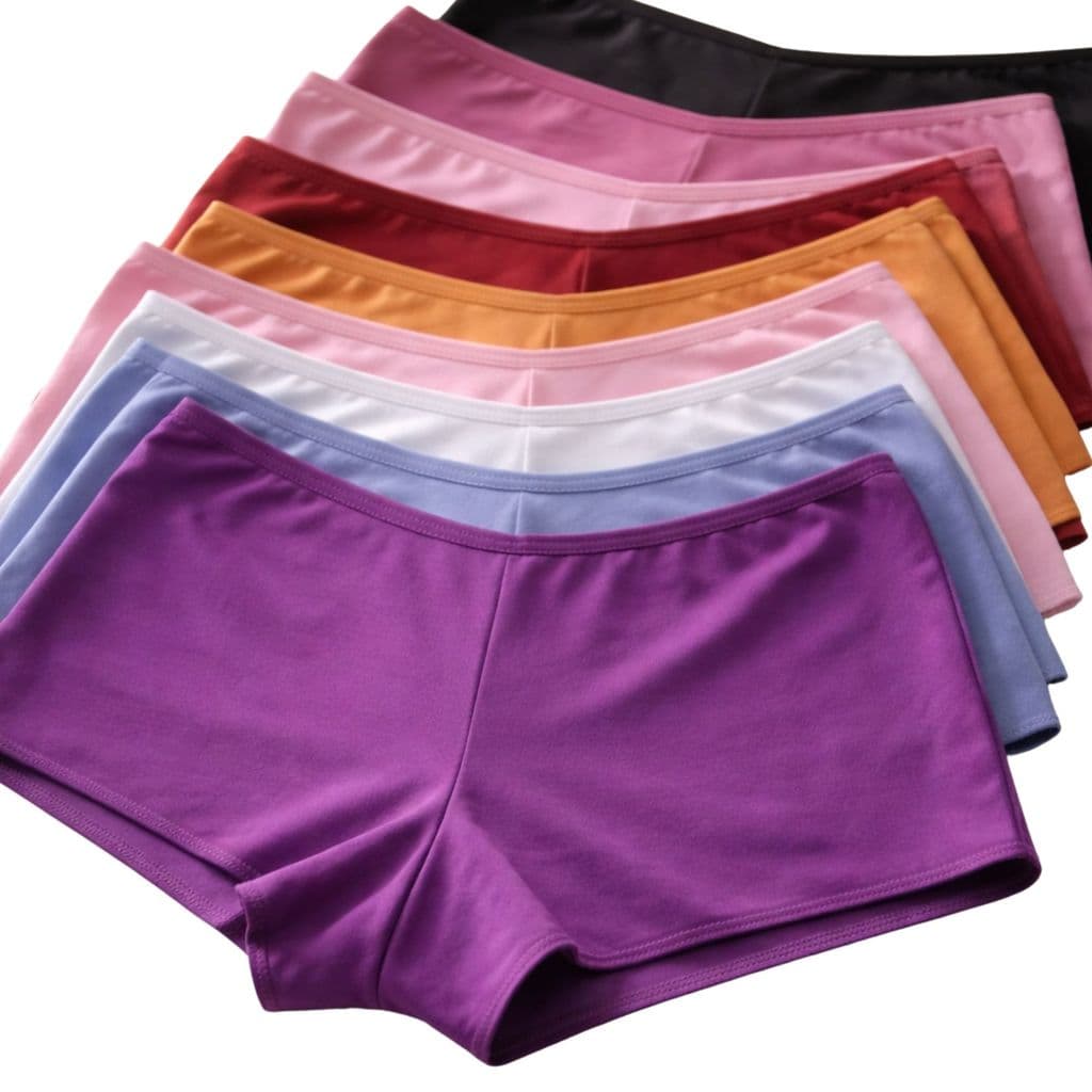 Kit Calcinha Shortinho Cueca Feminina Short Boxer Feminina Segunda Pele Confortável dia a dia