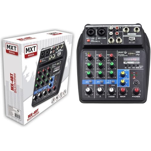 Mesa Som Mxt Mx4bt 4 Canais Efx Usb Bluetooth Pc Interface