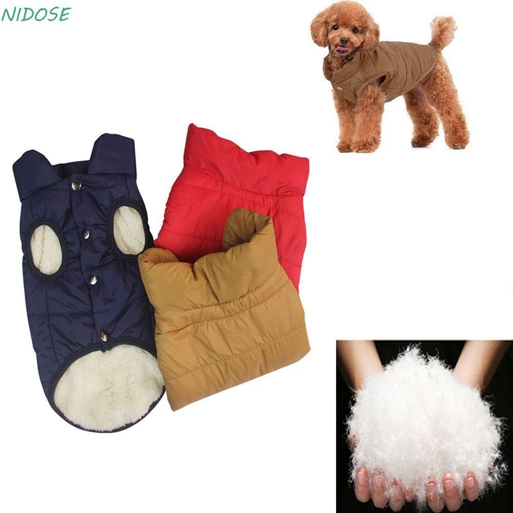 NIDOSE Pet Coat Filhote De Cachorro Inverno Cães Grandes Grosso Quente Micro Impermeável Roupas Para Animais De Estimaçã