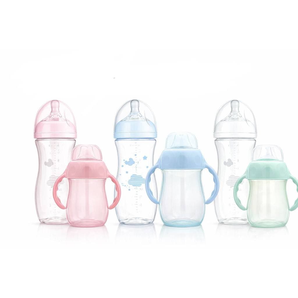 MAMADEIRA EASY FLOW NUVEM 330ML + COPO DE TREINAMENTO COM ALCA