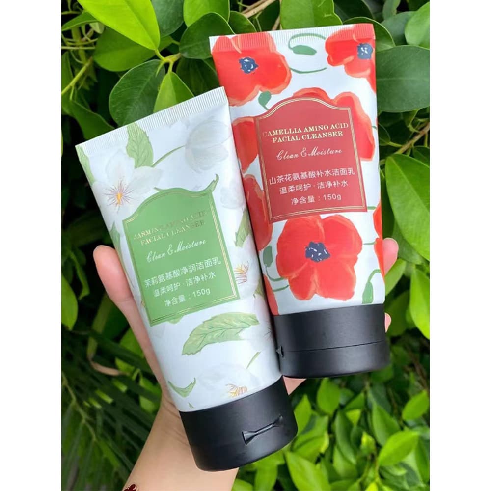 Zhententang jasmim camélia aminoácido limpador Facial meninas dedicado pele seca hidratante controle de óleo remoção de