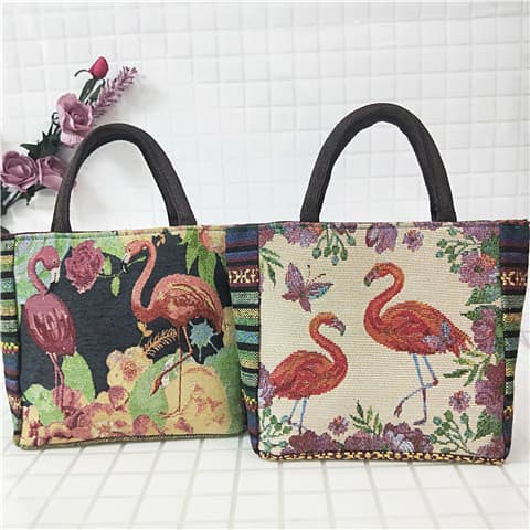 Bolsa de múmia de lona grossa bolsa literária bolsa feminina estilo chinês bolsa de lona pequena bolsa de viagem bolsa f