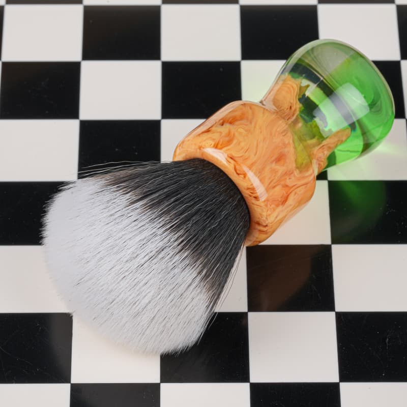 Yaqi yaqi fada escova de barbear reparação escova de espuma suavização barba rica espuma barbearia varredura dedicada