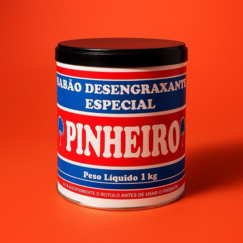 Pasta de Sabão Desengraxante para mãos 1kg Limpeza Pesada Graxa Areia Pinheiro