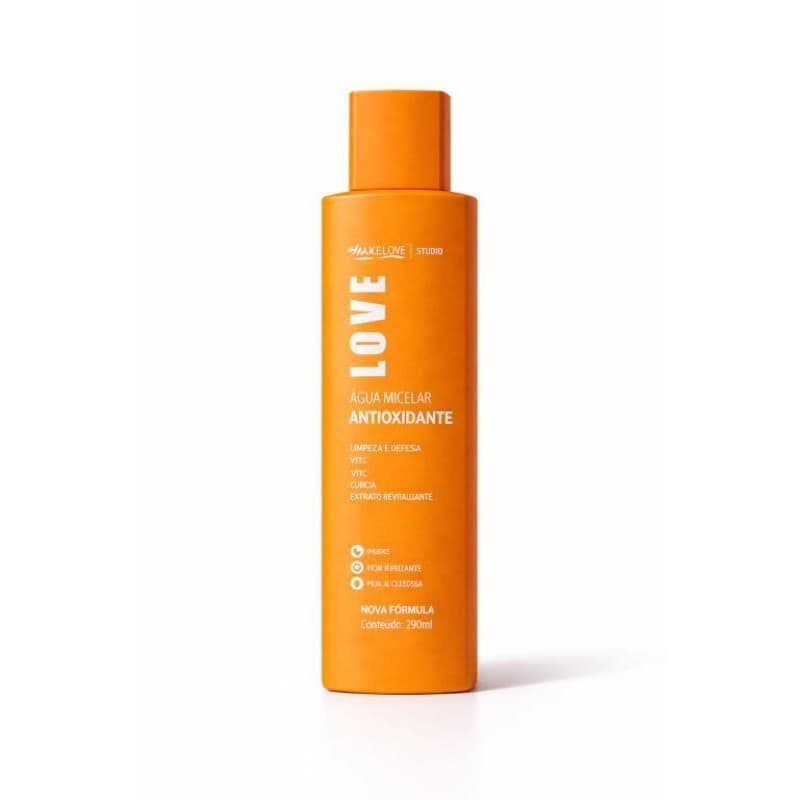 Água Micelar Antioxidante Max Love 290ml | Limpeza, Hidratação e Proteção