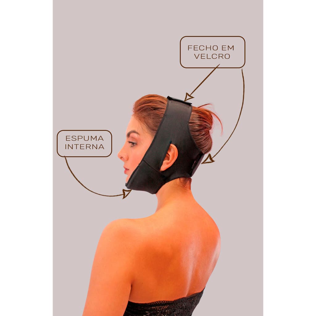 FAIXA PARA LIPO DE PAPADA C/ PLACA EM ESPUMA - POWER - Lote: 112500249