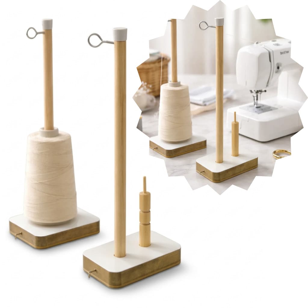 Suporte Porta Linha 1 Cone MDF porta cone Para Costura Doméstica Prático Resistente Organizador