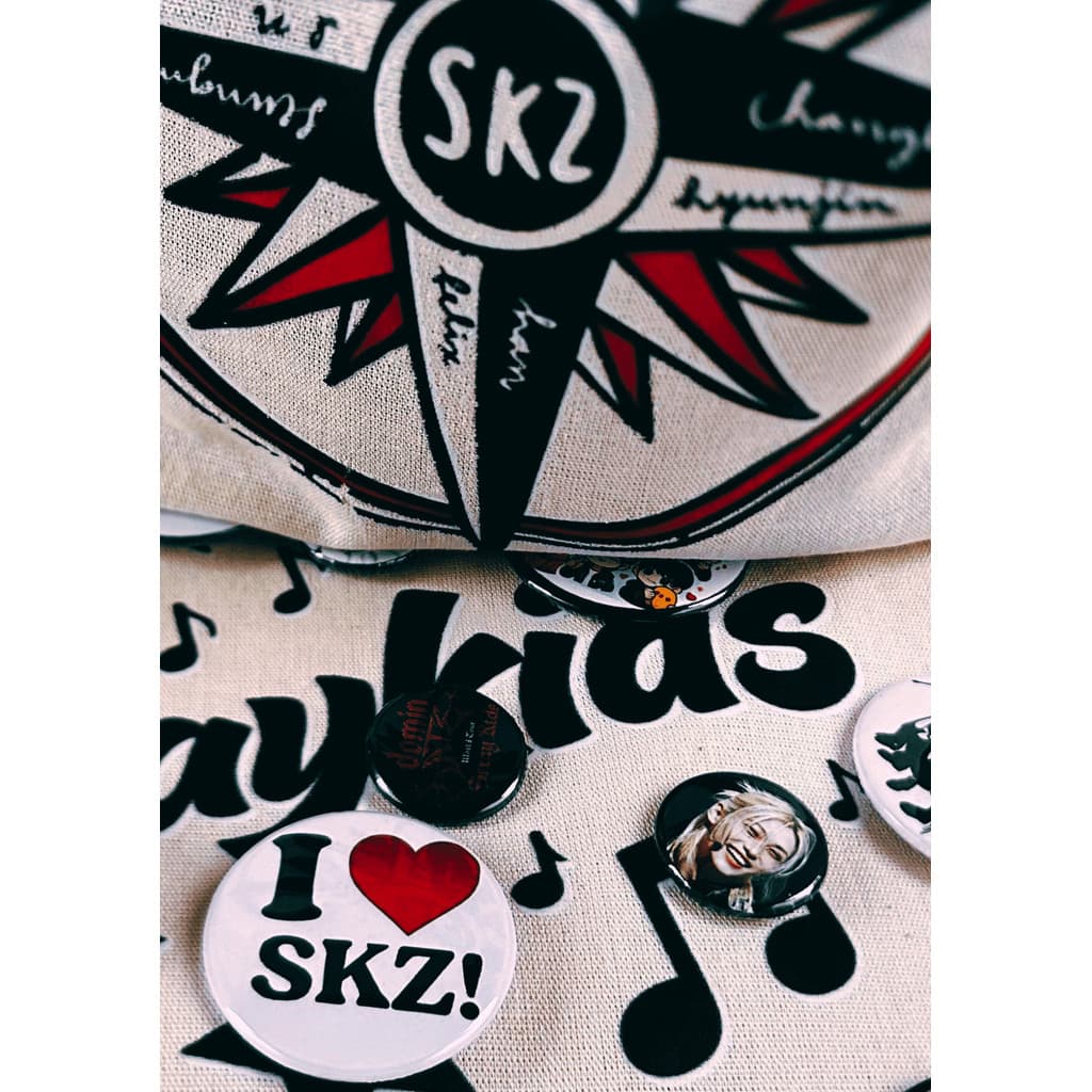 Kit Bottons Stray Kids 4,5cm ou 2,5cm com Alfinete | STAY, K-pop, Lembrancinha e Coleção