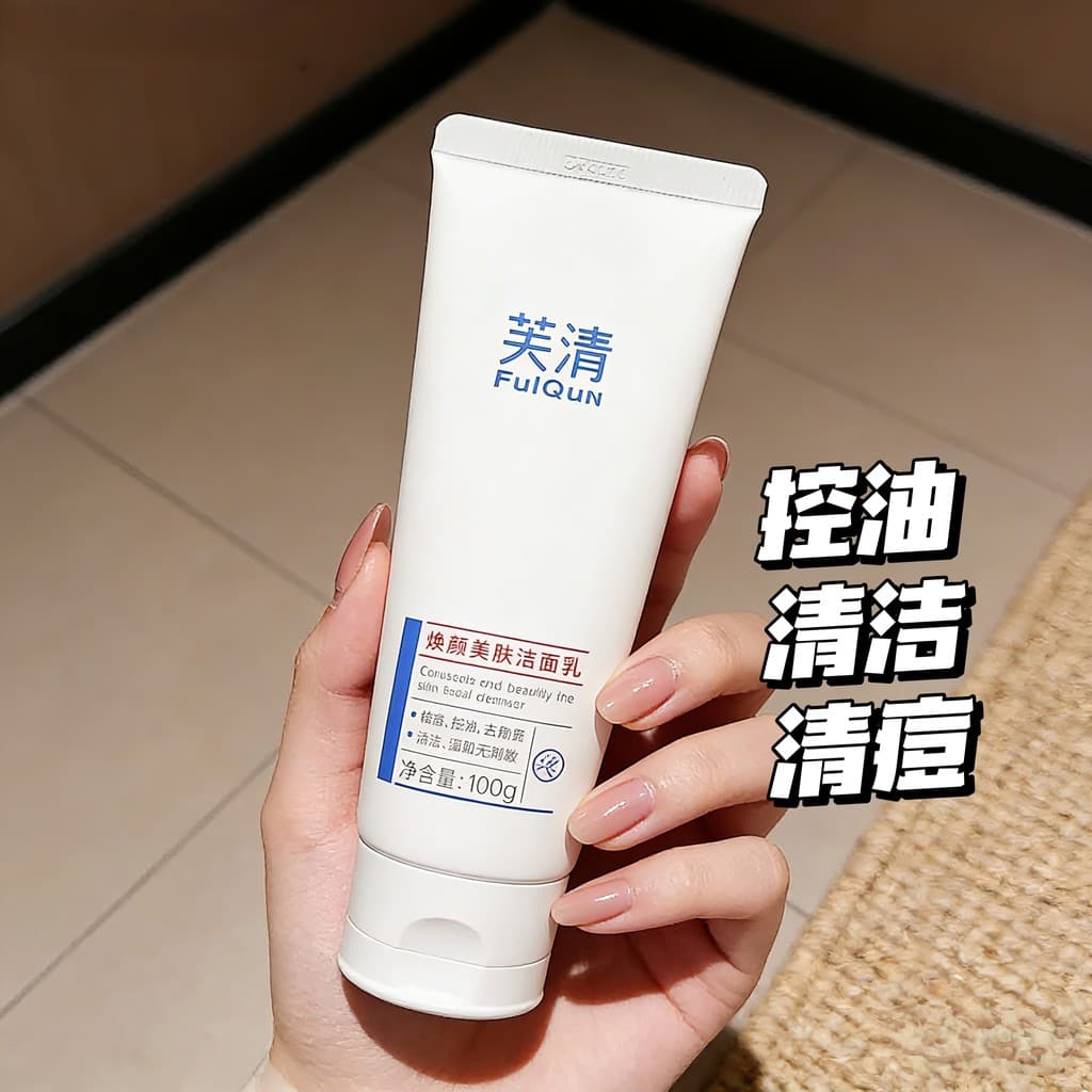 Fu Qingqing chave polimento limpador Facial ácido salicílico remover acne cravos fechado acne limpeza profunda
