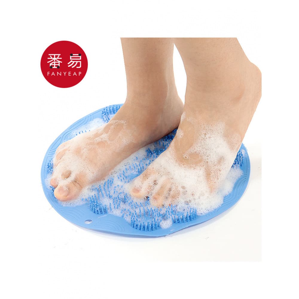 Tapete para esfregar os pés A1zb551-Escova preguiçosa para pés, tapete para lavar os pés, banheiro doméstico, tapete par