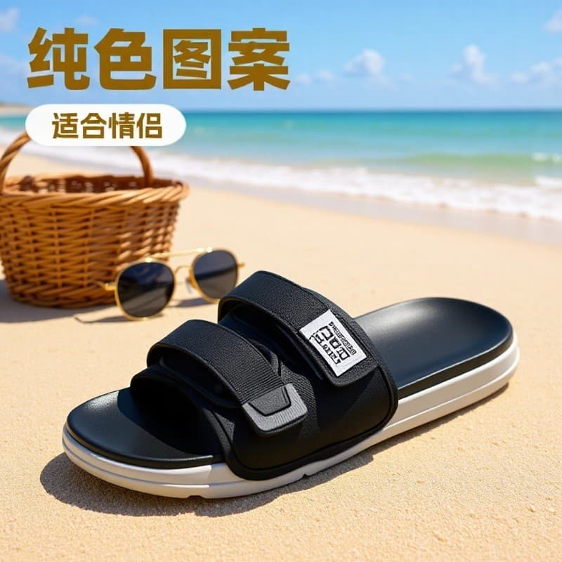 Pa papete chinelos femininos de sola macia exterior Wear 2022 antiderrapante Flip-Flops casal praia versão coreana na mo