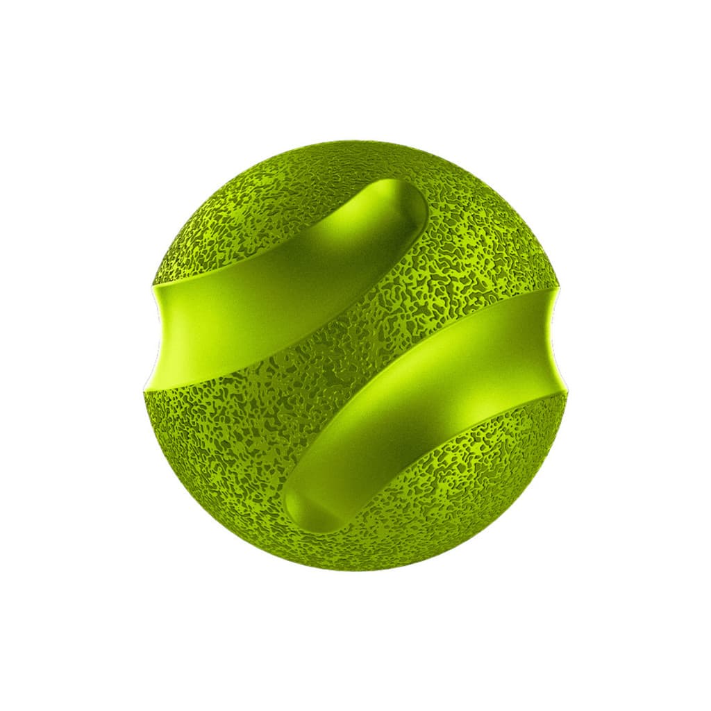 Brinquedo Bola Maciça Slim Ball Stark Pet Verde 40 mm