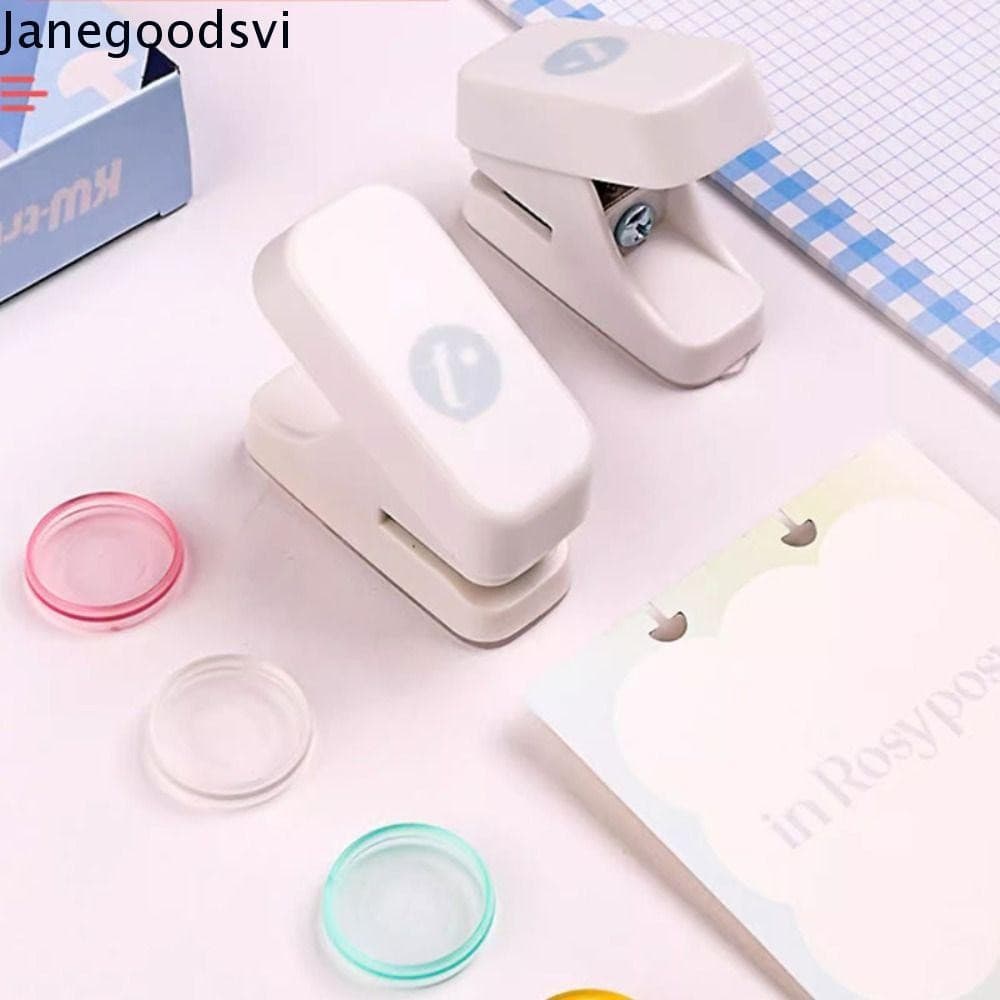 JANEGOODSVI Furador De Cogumelo , Perfurador DIY De Furo Único , Cortador De Ligação De Anel De Disco De Scrapbooking