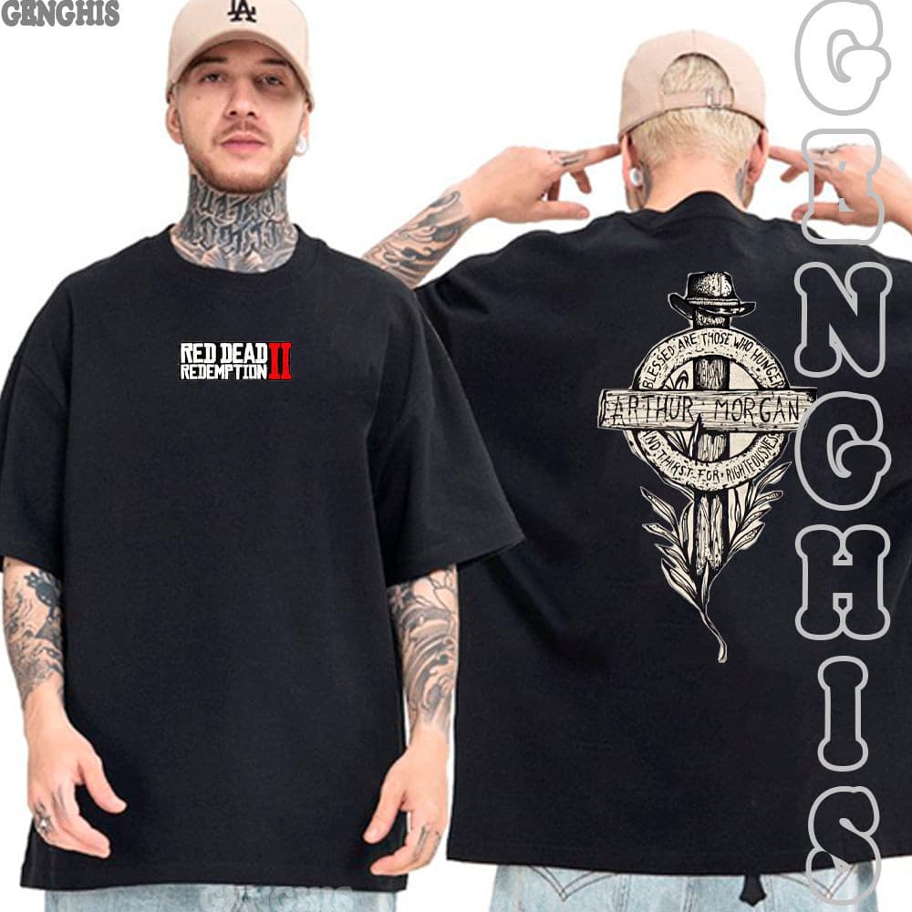 Camisa RD2 Tumulo do Arthur Jogo Faroeste Red Redemption Play Camiseta Basica e Oversized Unissex