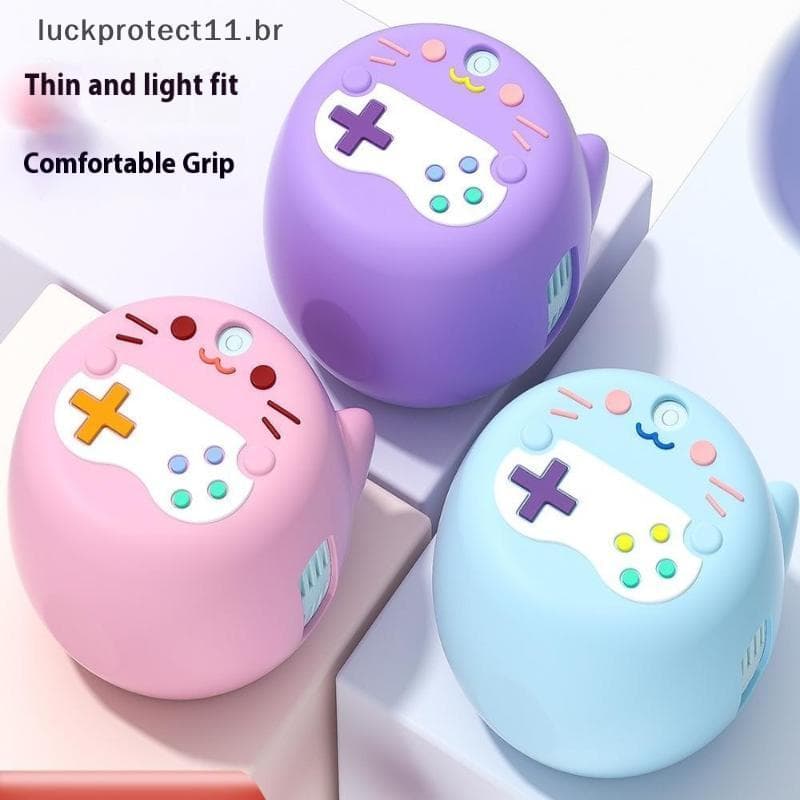 LTBR 1 Peça Capa De Pele Macia Anti-Queda Com Cordão Protetora De Silicone Para Punirunes Acessórios Eletrônicos Virtuai
