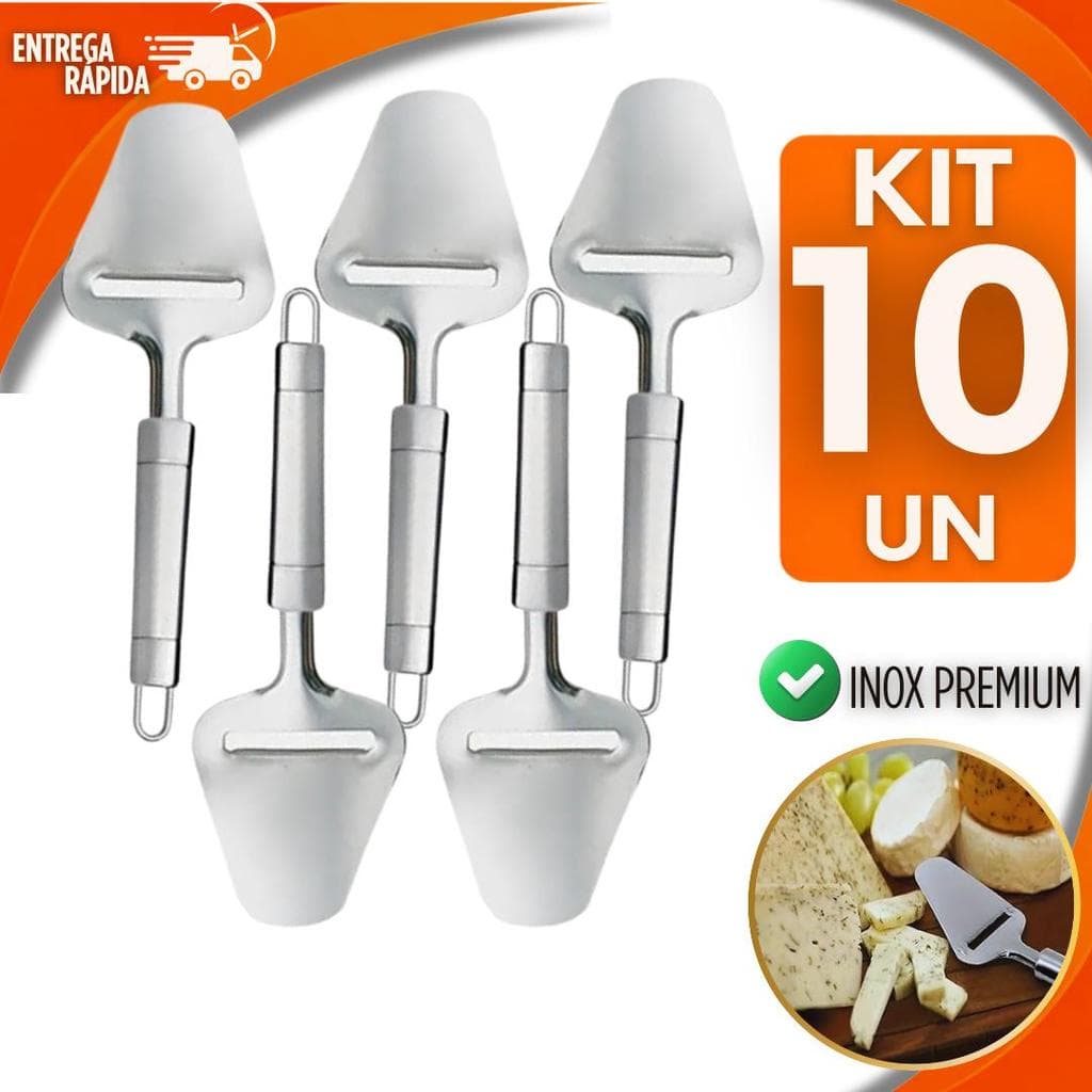 Kit 1/2/5/10 Plaina Fatiador de Queijo Profissional Resistente Premium Alta Qualidade e Durabilidade