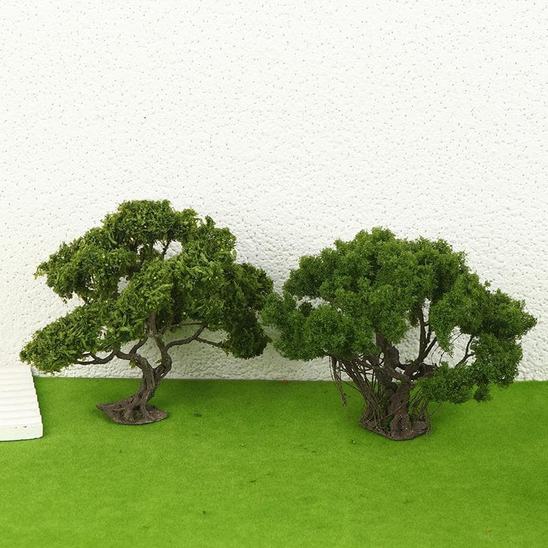 Decorador 12/15cm Modelo De Fio De Alta Qualidade Árvore Micro Paisagem Paisagismo Decoração Mesa Areia Parque Cenário M