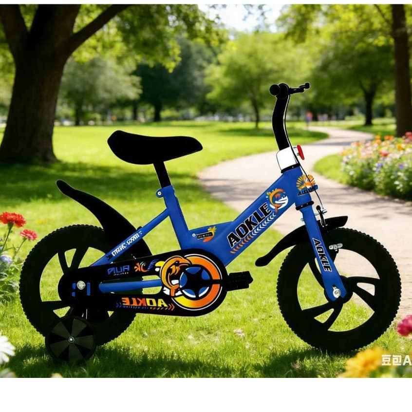 Bicicleta infantil em aço carbono de alta resistência, tamanho 12 polegadas--1012
