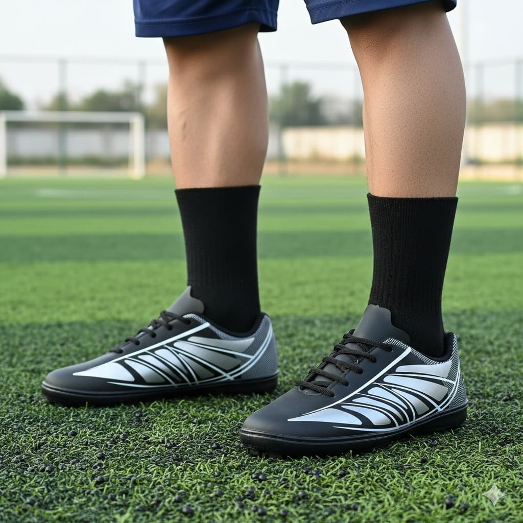 Chuteira Society Para Jogos Em Grama Sintética Campo Futebol