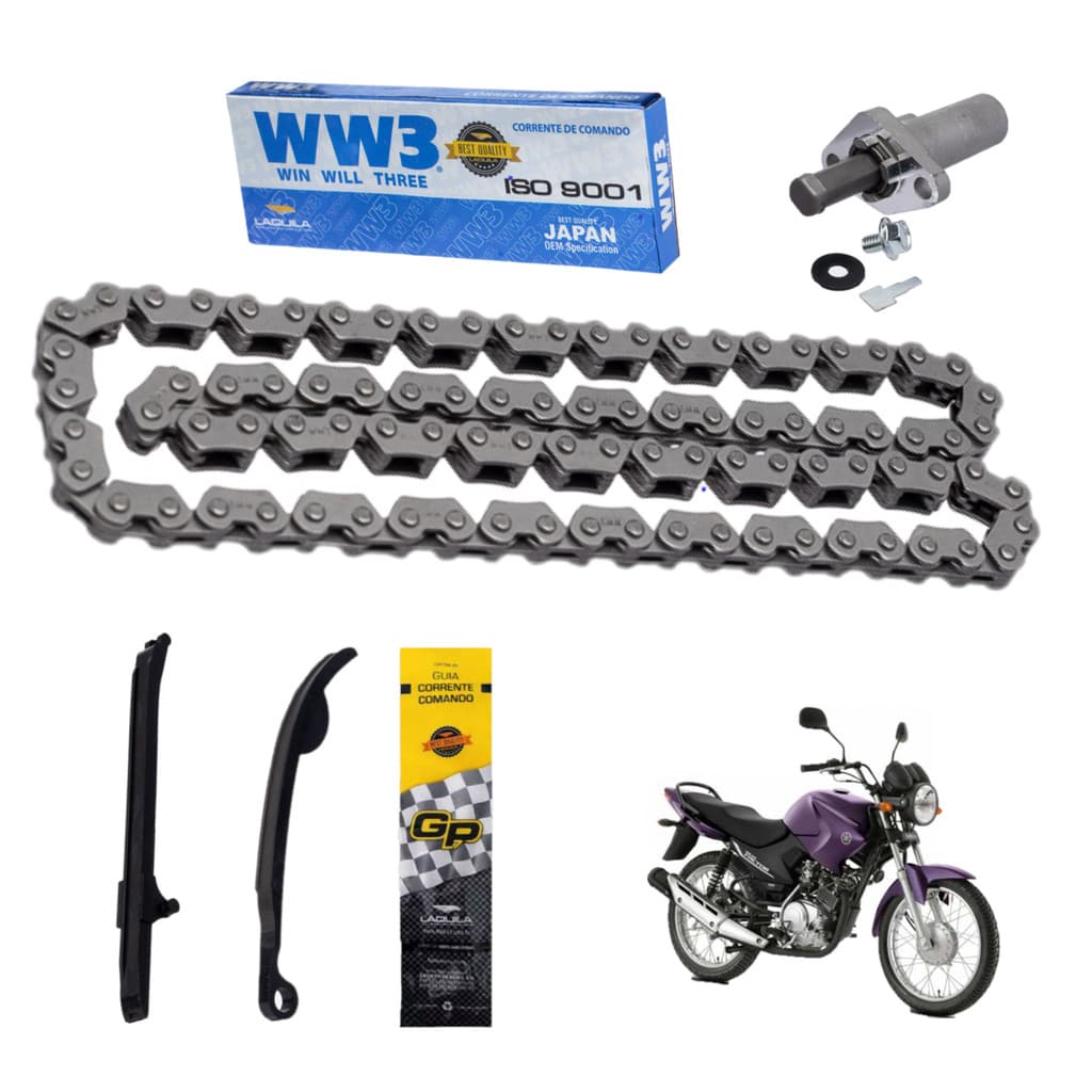Kit Corrente de Comando (4pcs) Ybr 125 Factor 2006/2016 Ww3 Original