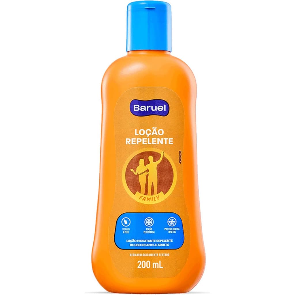 Repelente Loção Baruel Family 200ml Uso Diário