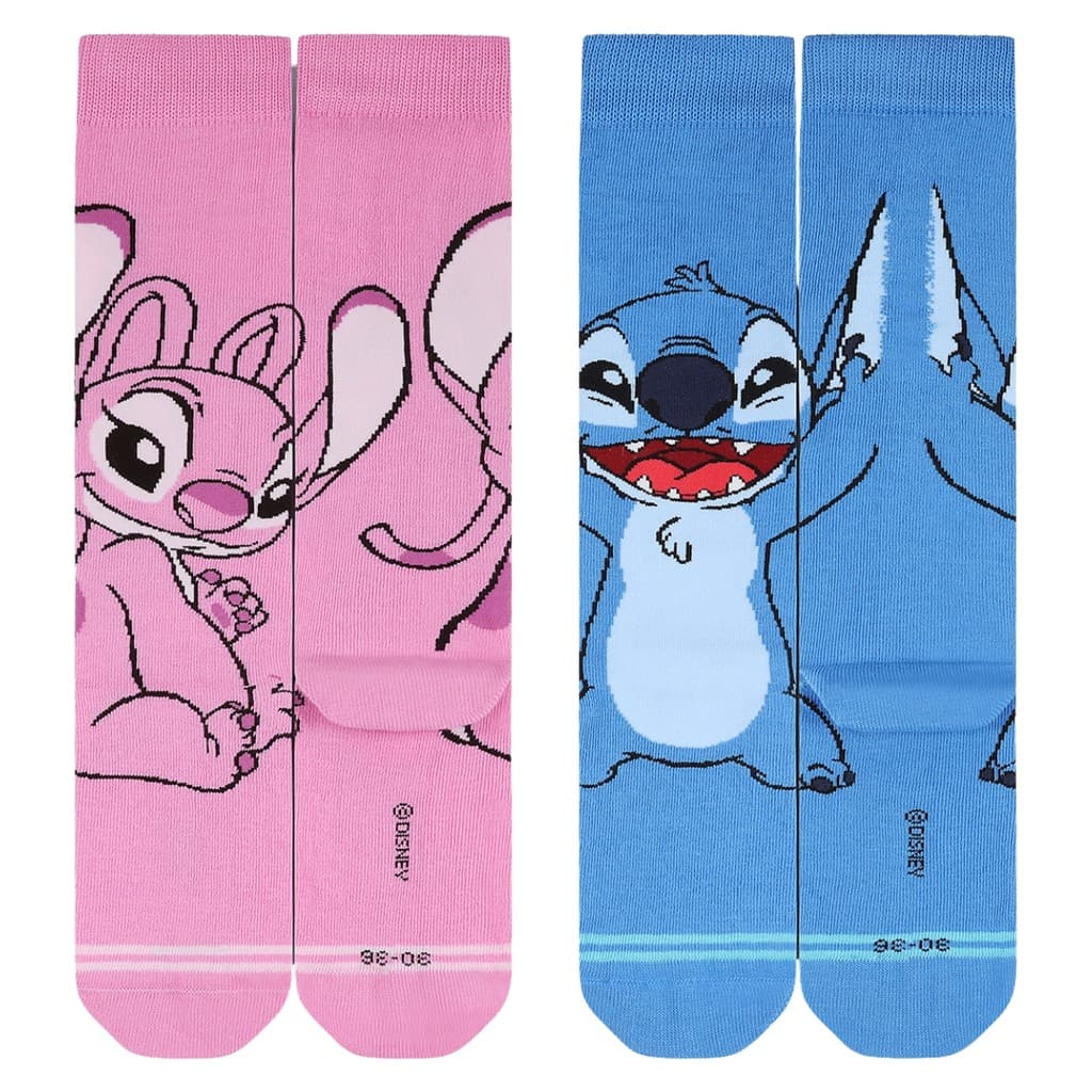 Meia Lupo Disney Lilo & Stitch Original Cano Alto Divertida Unissex Urban
