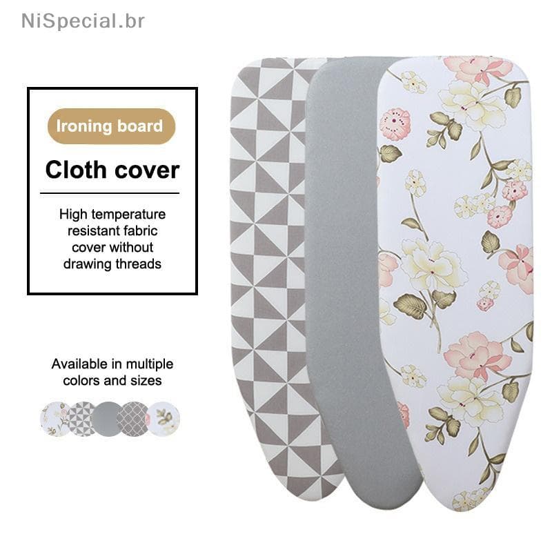 [Nis] Capa Para Tábua De Passar Roupa De Algodão 90 Cm X 30 nket Pad Thi Estofamento Resiste A Queimaduras Acolchoada Fe