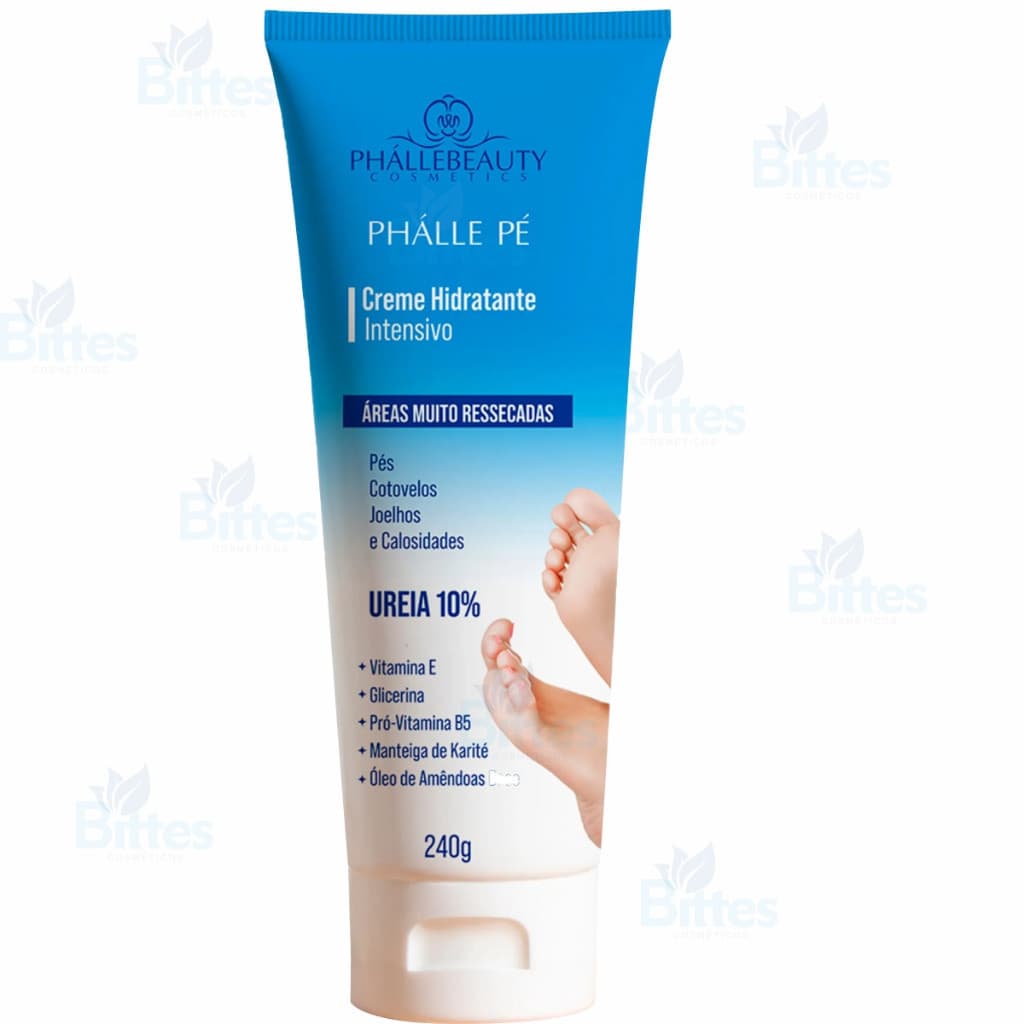 Creme Para Os Pés PhálleBeauty Natural Hidratação Intensiva Para Pés Ressecados
