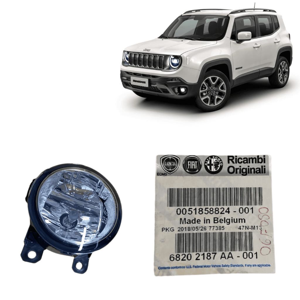 Farol De Milha Neblina Jeep reneg/compas Mopar orig 51858824 Farol De Milha Neblina Jeep Renegade/Compass Genuíno
